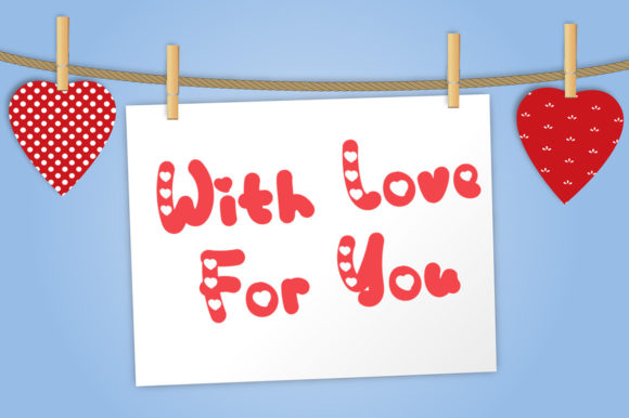 Love Begin Font PNG with transparent background - Preview 2