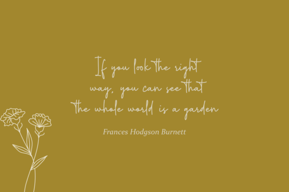 Mostly Floral Font PNG with transparent background - Preview 2