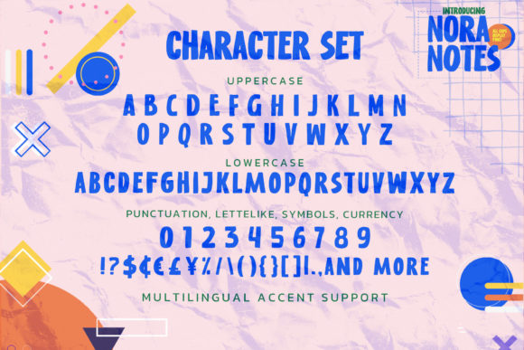 Nora Notes Font PNG with transparent background - Preview 6