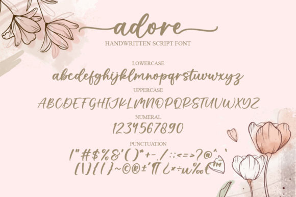Adore Font - Preview 6