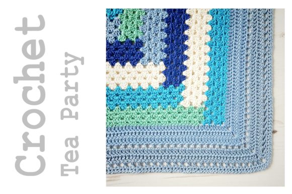 Afghan :: Log Cabin Baby Buggy Blanket