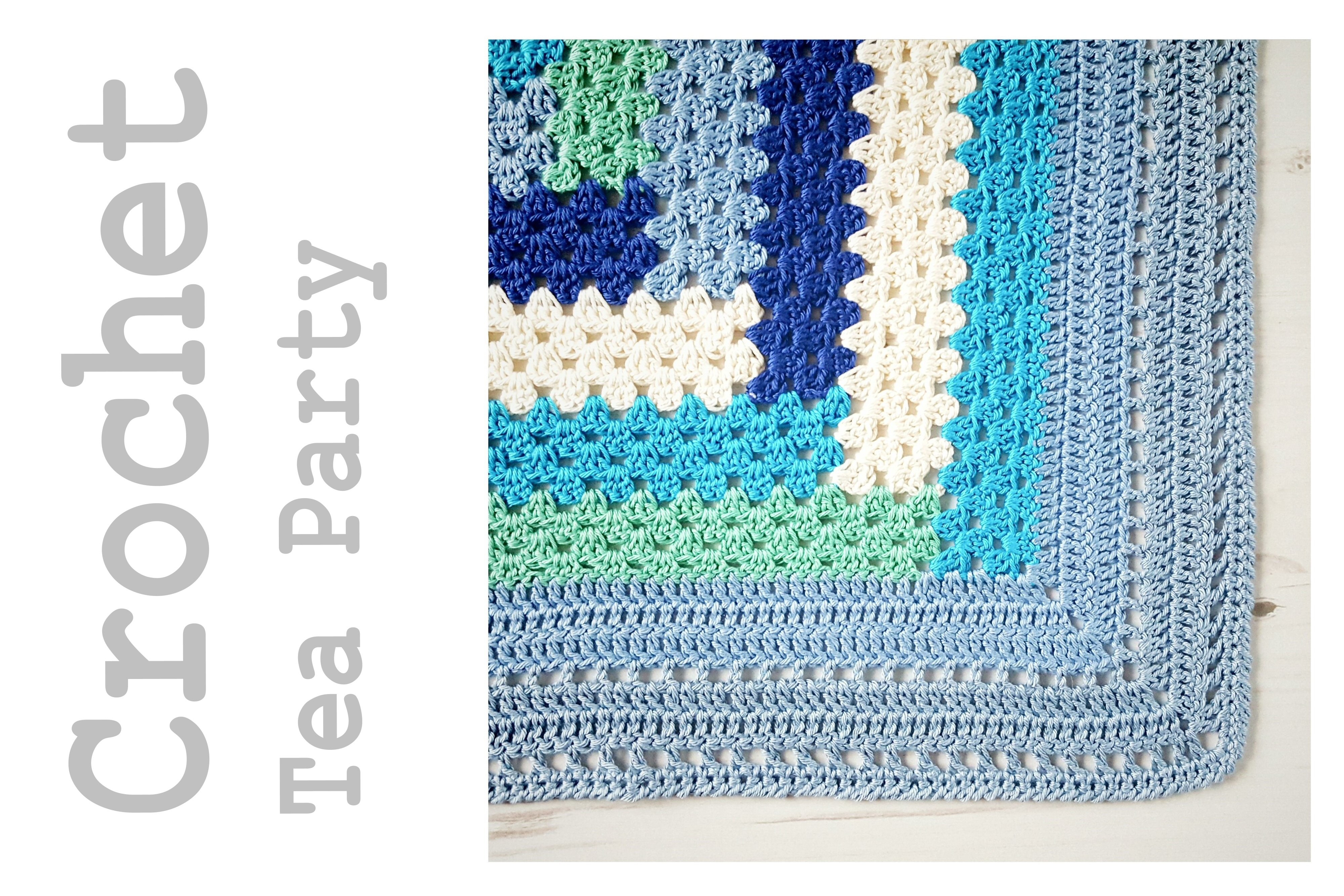 Afghan :: Log Cabin Baby Buggy Blanket