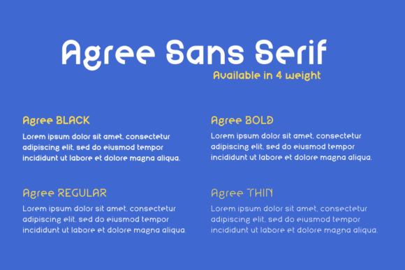 Agree Font - Preview 1