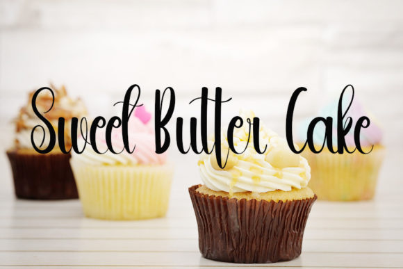 Always Butter Font PNG with transparent background - Preview 1