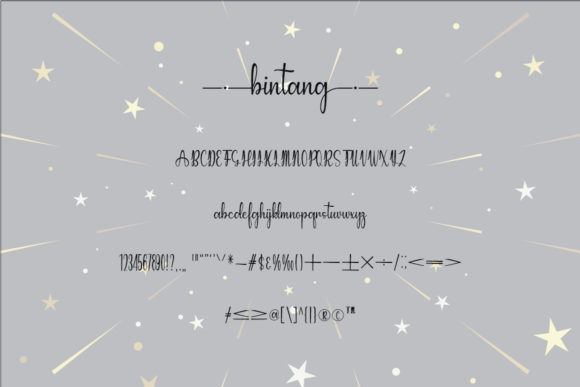 Bintang Font - Preview 3