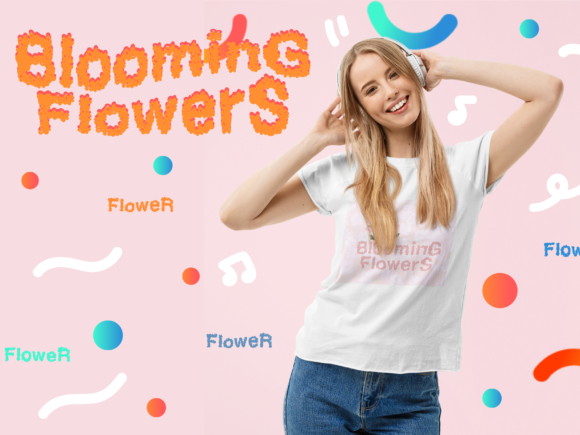 Blooming Flowers Font - Preview 3