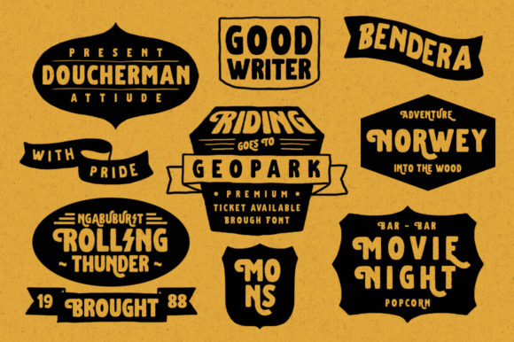 Brought Font - Preview 5