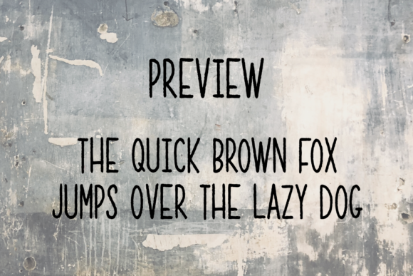 Bumpy Font - Preview 1