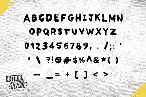 Crash and Burn Font - Preview 1