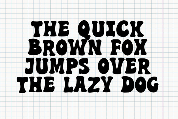 Donut Groovy Font - Preview 2
