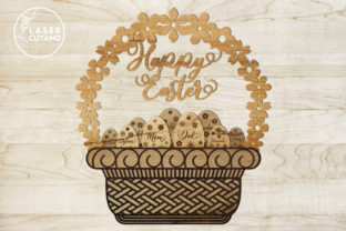EASTER BASKET Multilayer Laser Cut File · Creative Fabrica