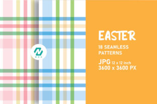 Easter Digital Paper Seamless Patterns Graphic by nesdigiart · Creative ...