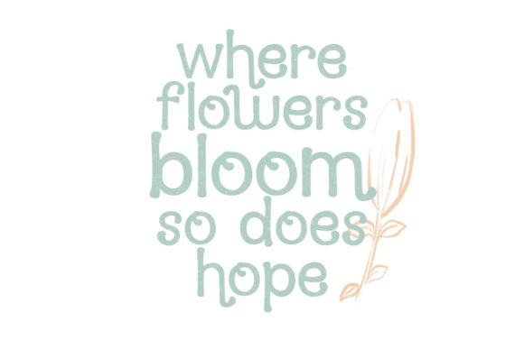 Flower Garden Font - Preview 1