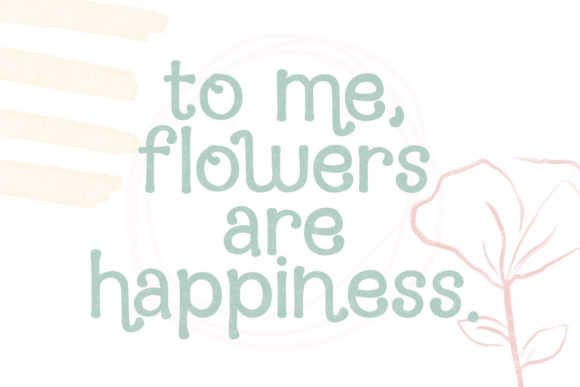 Flower Garden Font - Preview 2