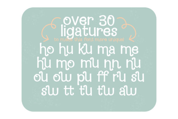 Flower Garden Font - Preview 3