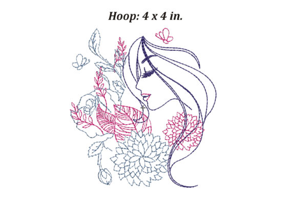 Girl with Flowers