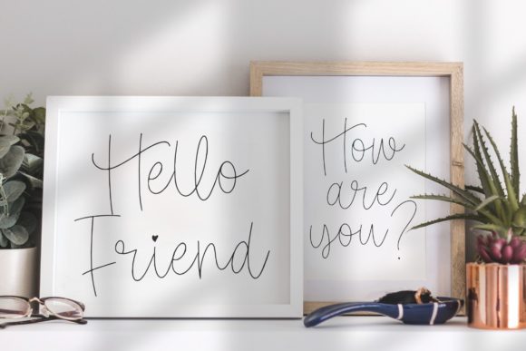 Glamoria Script Font - Preview 3