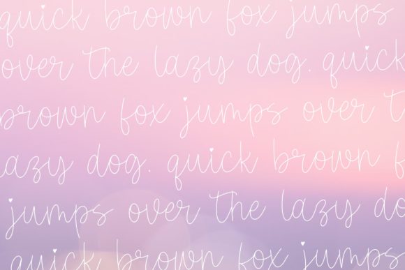 Glamoria Script Font - Preview 4