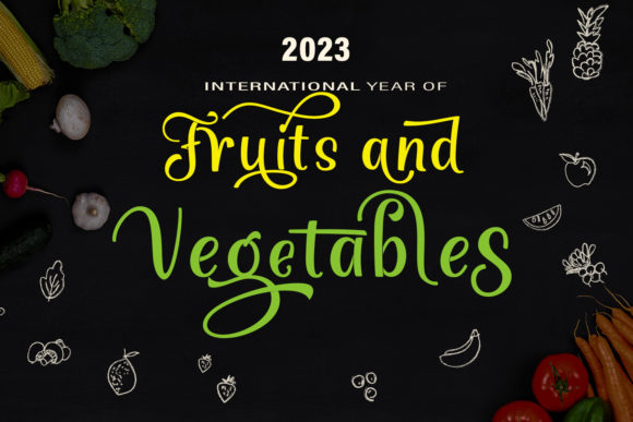 Harvest Font PNG with transparent background - Preview 1
