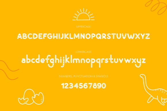 Hello Dino Font - Preview 4