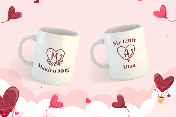 Hilani Heart Monogram Font - Preview 1
