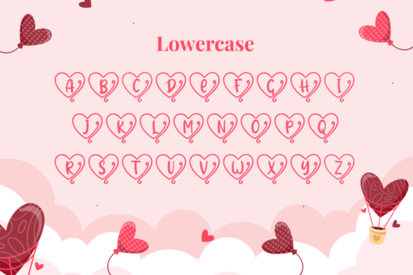Hilani Heart Monogram Font - Preview 3