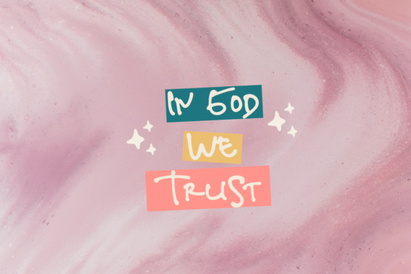 Joyful Heart Font PNG with transparent background - Preview 1