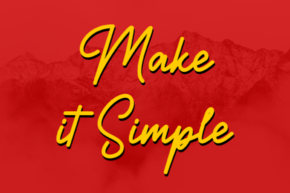 Matheny Font PNG with transparent background - Preview 2