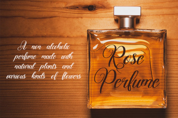 Perfume Shop Font PNG with transparent background - Preview 2