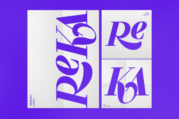 Reka Font PNG with transparent background - Preview 1