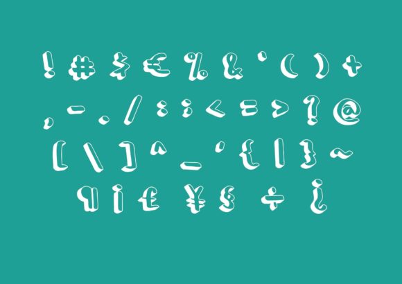 Ruang Waktu Font PNG with transparent background - Preview 2