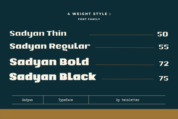 Sadyan Font PNG with transparent background - Preview 1
