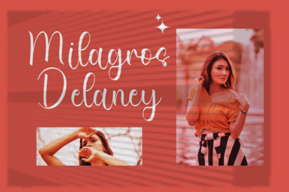 Samara Daphne Font PNG with transparent background - Preview 1