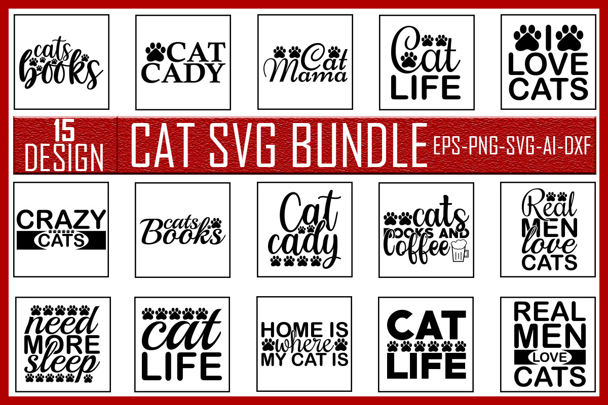 Cat Svg Bundle Graphic by HB.Graphics Design · Creative Fabrica