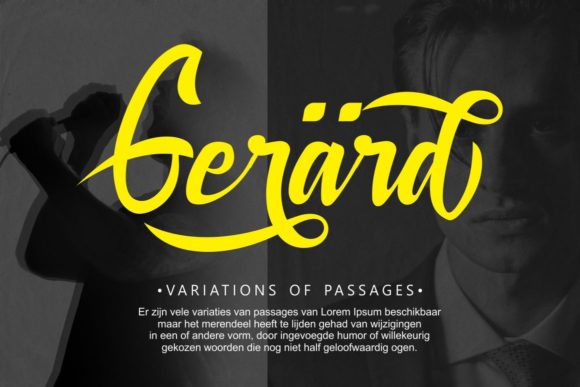 Rashard Font font preview - 4