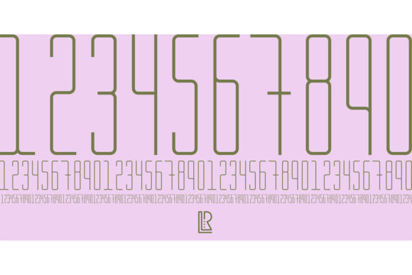 Dustria Font PNG with transparent background - Preview 1