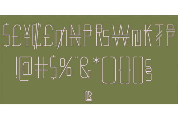 Dustria Font PNG with transparent background - Preview 2