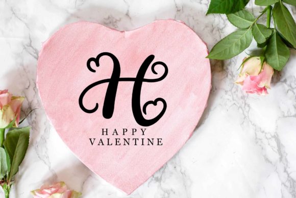 Nisha Monogram Font PNG with transparent background - Preview 2