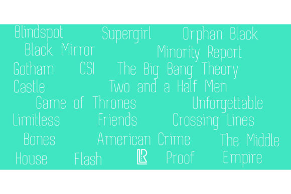 Resneo Font PNG with transparent background - Preview 1
