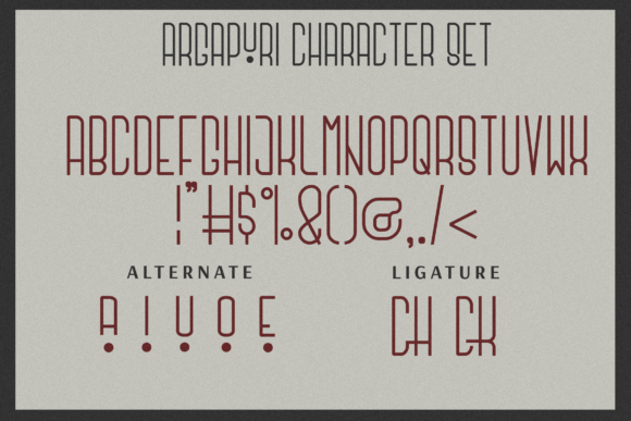 Argapuri Font - Preview 6