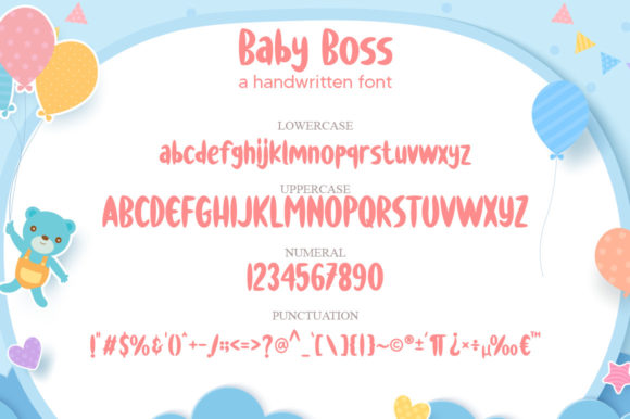 Baby Boss Font - Preview 5