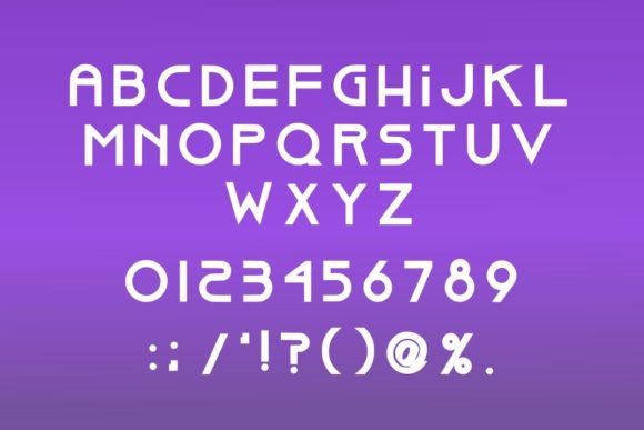 Birthday Festive Font PNG with transparent background - Preview 2