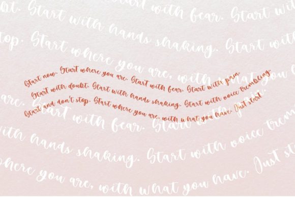 Bohema Pink Font - Preview 4