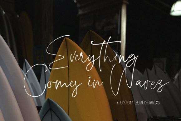 Boho Signature Trio Font font preview - 4