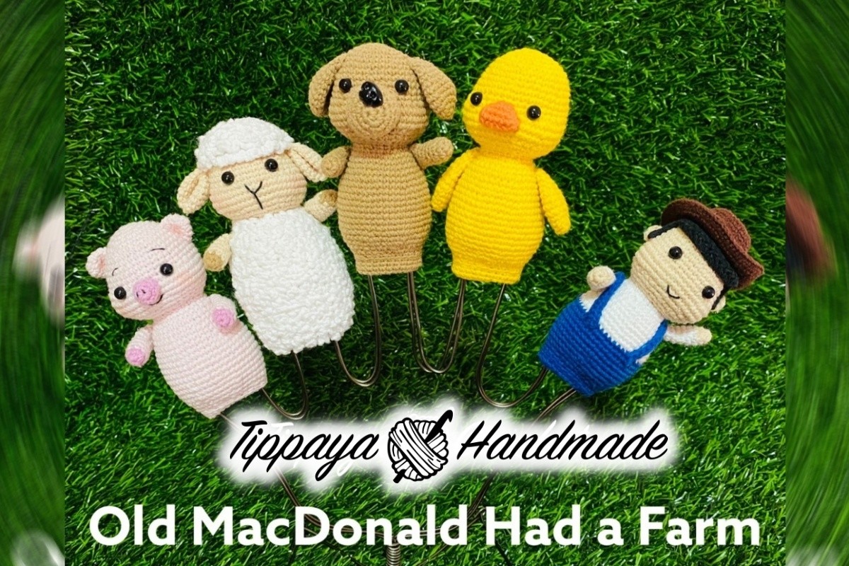 Crochet Animal Pattern Finger Puppets