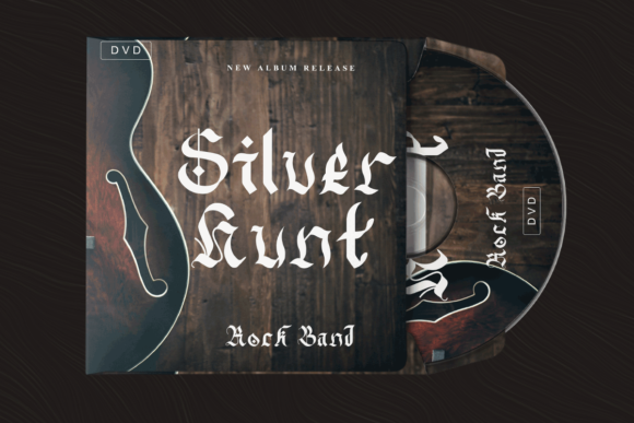 Dark Alley Font PNG with transparent background - Preview 5
