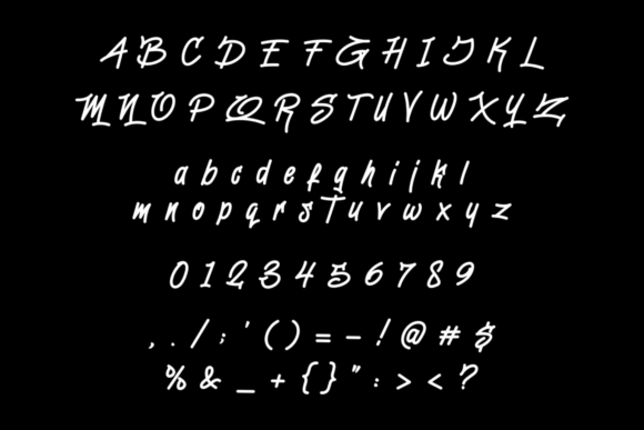 Dark Metrics Font - Preview 2