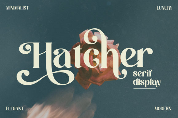 Hatcher Font PNG with transparent background - Preview 1