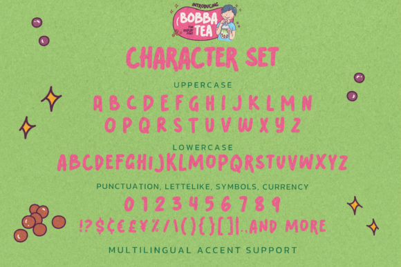 Bobba Tea Font - Preview 6