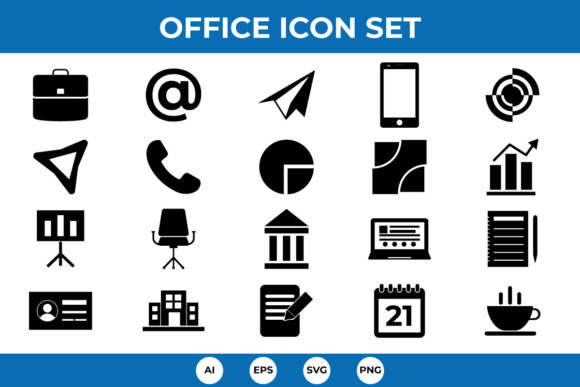 Business and Office Icons Vector Collect
